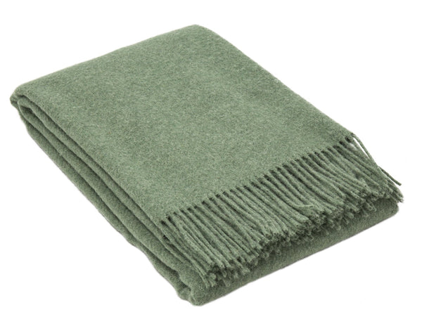 Brighton Throw - 100% NZ Wool - Sage