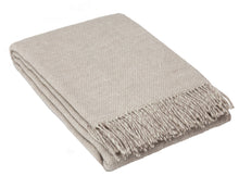 Cambridge Throw - 100% NZ Wool -  Silver