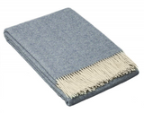 Hampton Throw - Merino Wool Blend - Blue