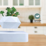 GOMINIMO Magnetic Levitating Plant Pot White