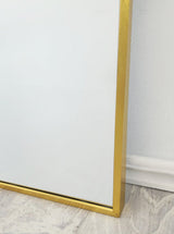 Gold Metal Arch Mirror  - Small 80cm x 100cm