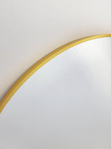 Gold Metal Arch Mirror  - Small 80cm x 100cm