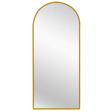 Metal Arch Mirror 80cm x 170cm - Gold