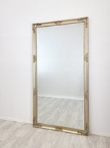 French Provincial Ornate Mirror - ANTIQUE CHAMPAGNE - X Large 100cm x 190cm