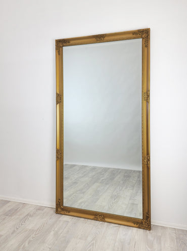 French Provincial Ornate Mirror - COUNTRY GOLD - X Large 100cm x 190cm