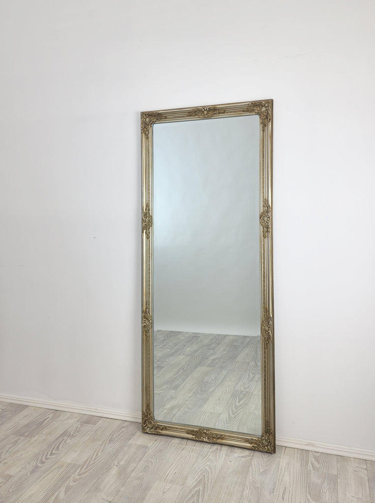 French Provincial Ornate Mirror - Champagne - Medium 70cm x 170cm