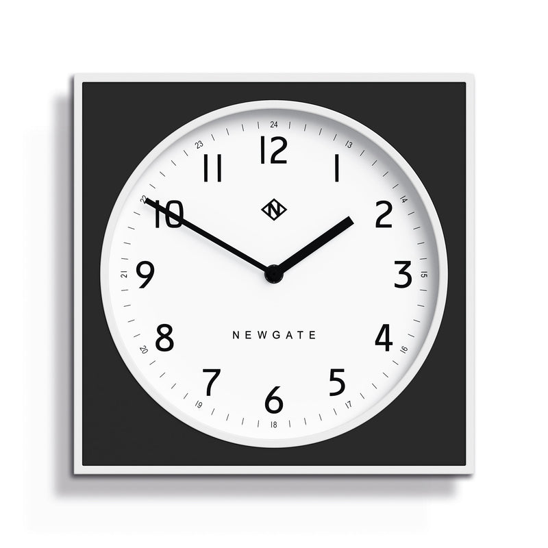 Newgate Burger & Chips Wall Clock Black