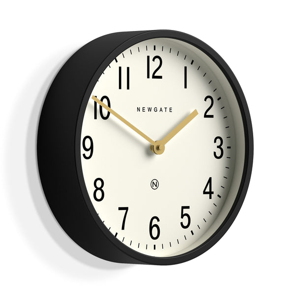 Newgate Master Edwards Wall Clock Black