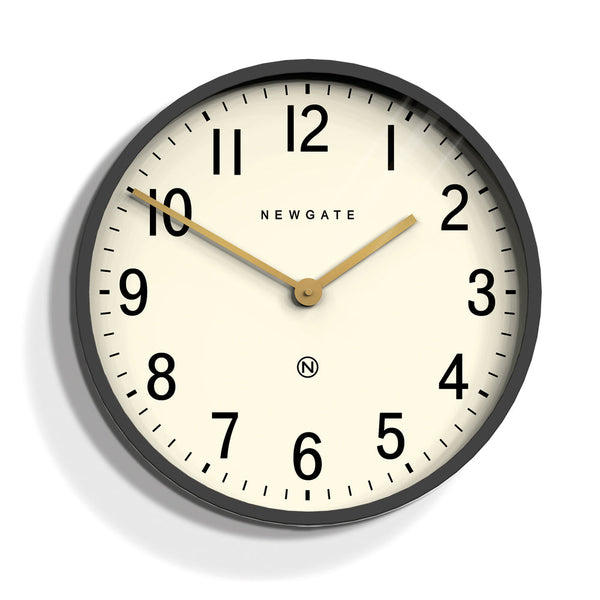 Newgate Mr Edwards Clock Matte Blizzard Grey