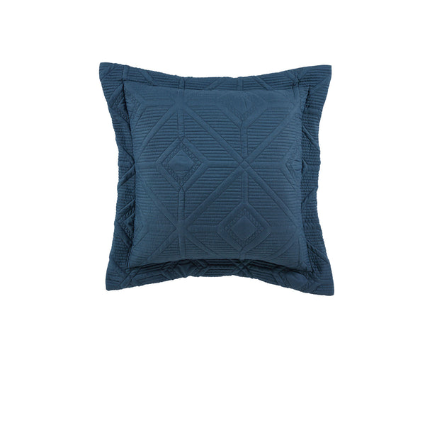 Bianca Kazimir Navy Square Filled Cushion